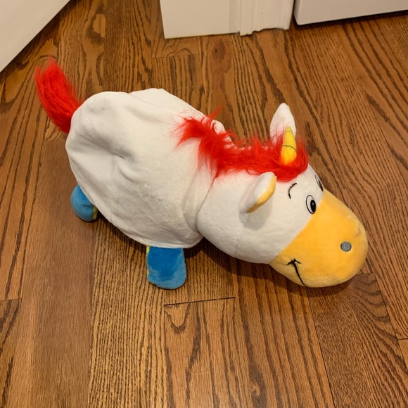 Flip A Zoo (UNICORN + Dragon)2-in-1 Stuffed Animal 16" inch FLIPAZOO Huggable - Picture 4 of 10